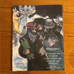 SOTHEBYS Auction Catalog: 19th and 20th Century Paintings, Drawings & Sculpture